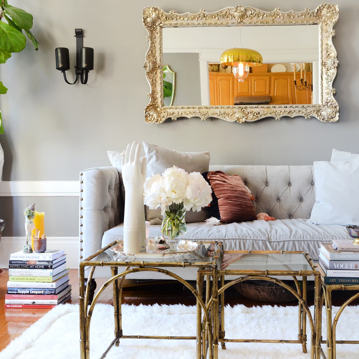 Candle wall sconces for sales living room